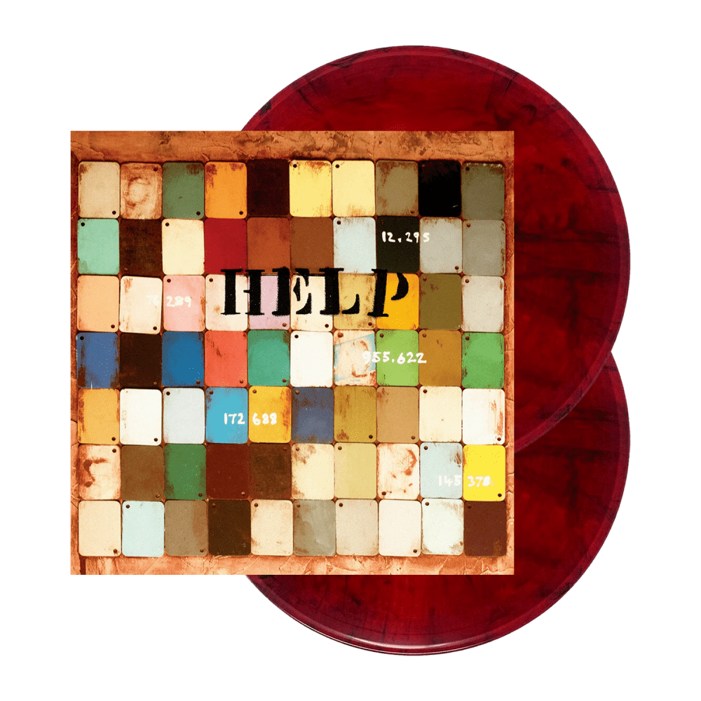 VARIOUS ARTISTS - HELP [NATIONAL ALBUM DAY EXCLUSIVE RED & BLACK SMOKE LIMITED EDITION]