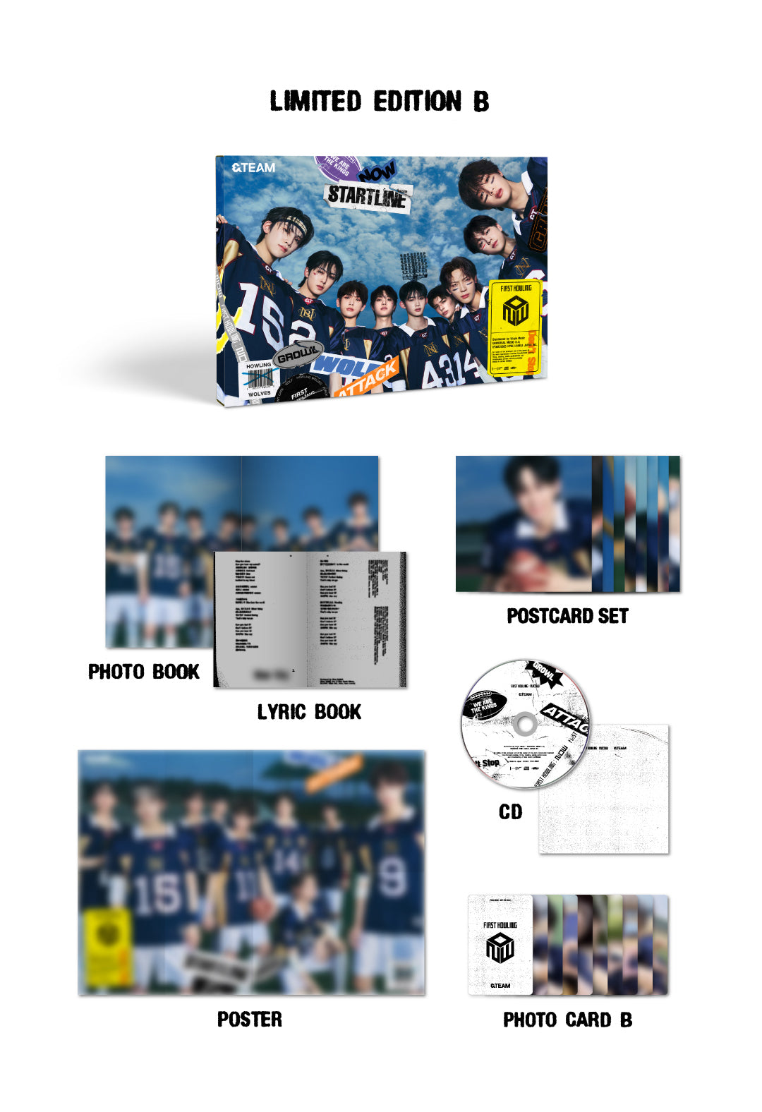 &TEAM - First Howling : NOW [Limited Edition B] [CD/Book]