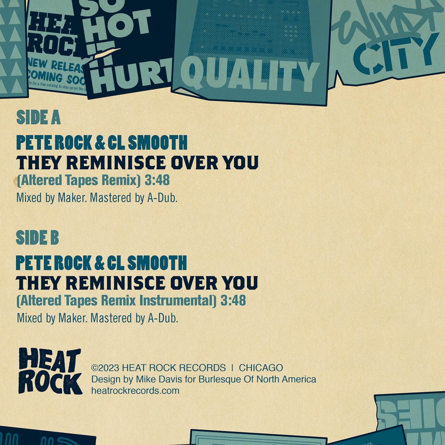 Pete Rock & CL Smoove - T.R.O.Y. Edits [7" Vinyl]