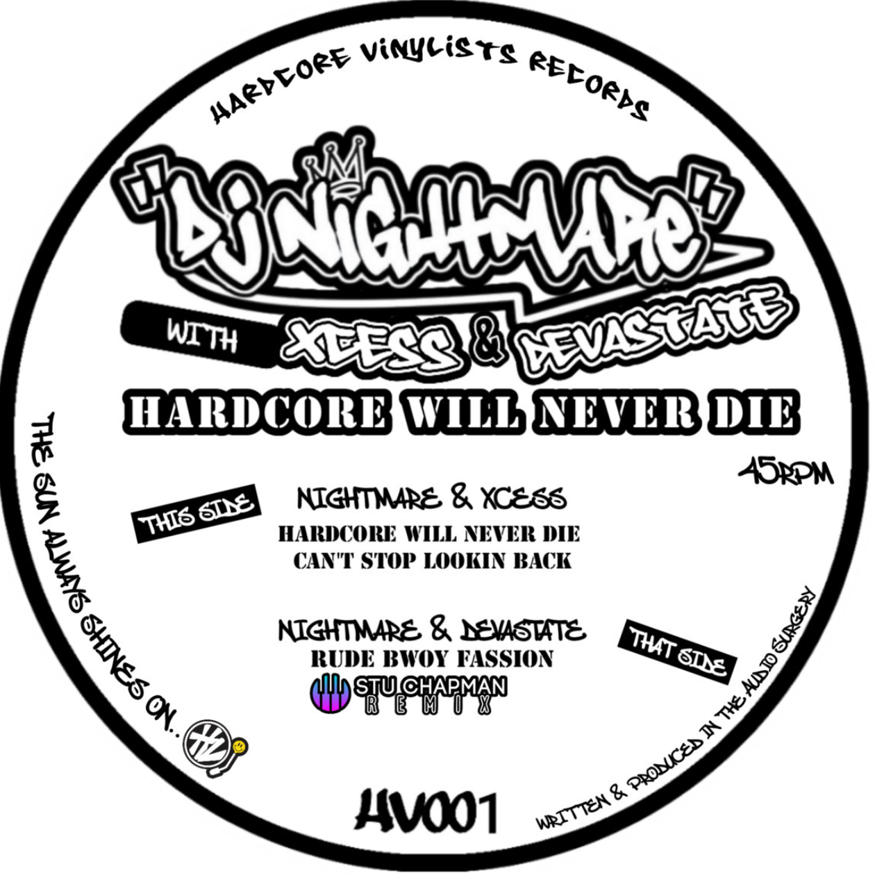 Dj Nightmare With Xcess & Devastate - Hardcore Will Never Die EP