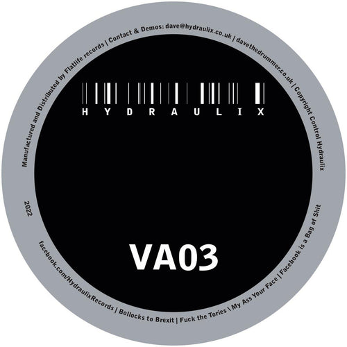 Various Artists - Hydraulix VA03 [label sleeve / clear vinyl]