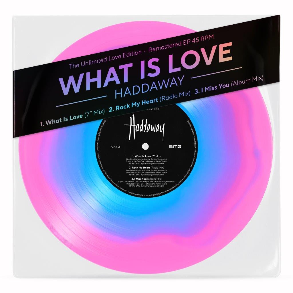 Haddaway - What Is Love EP [colored 10” in transparent PVC sleeve]