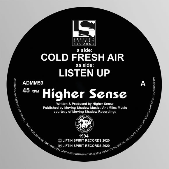 Higher Sense - Cold Fresh Air / Listen Up (1994)