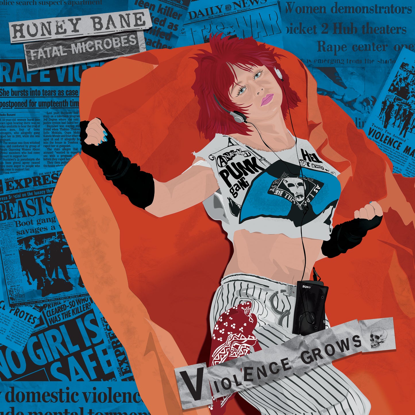 Honey Bane – Violence Grows [12” coloured]