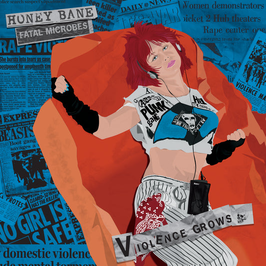 Honey Bane – Violence Grows [12” coloured]