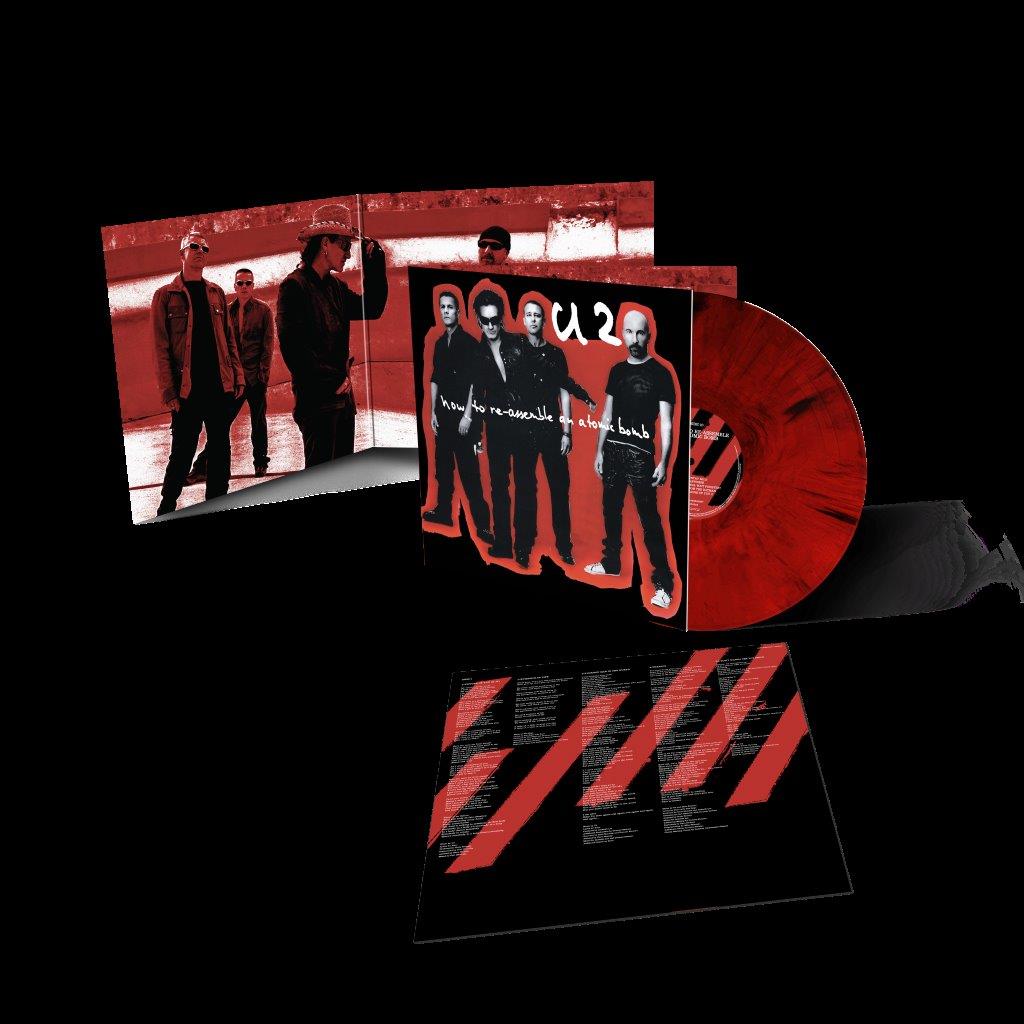 U2 - How To Re-Assemble An Atomic Bomb (RSD / Black Friday 2024) [Red/Black Marble Vinyl]