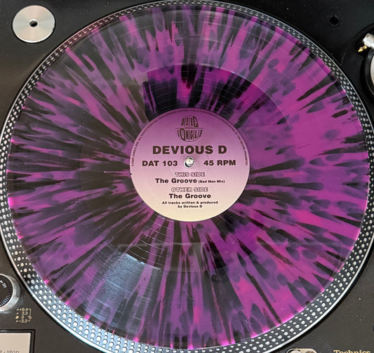 Devious D - The Groove (Black & Purple Splatter Special Vinyl)