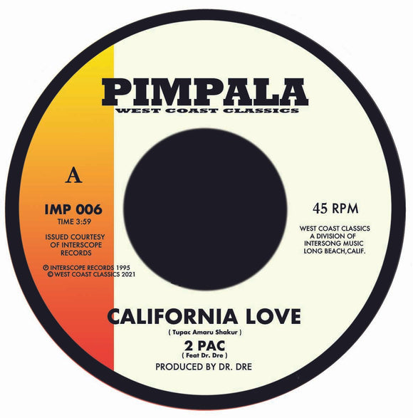 2 PAC / ICE CUBE - CALIFORNIA LOVE / JACKIN FOR BEATS
