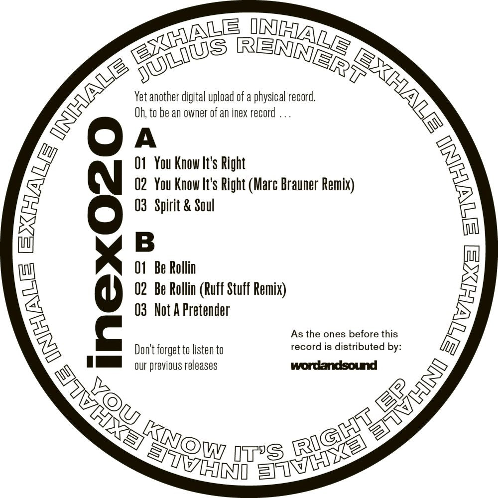 Julius Rennert - You Know It's Right EP