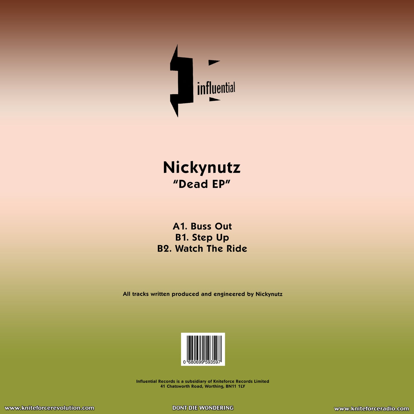 Nickynutz - Buss Out EP (Green Splatter Limited Edition)