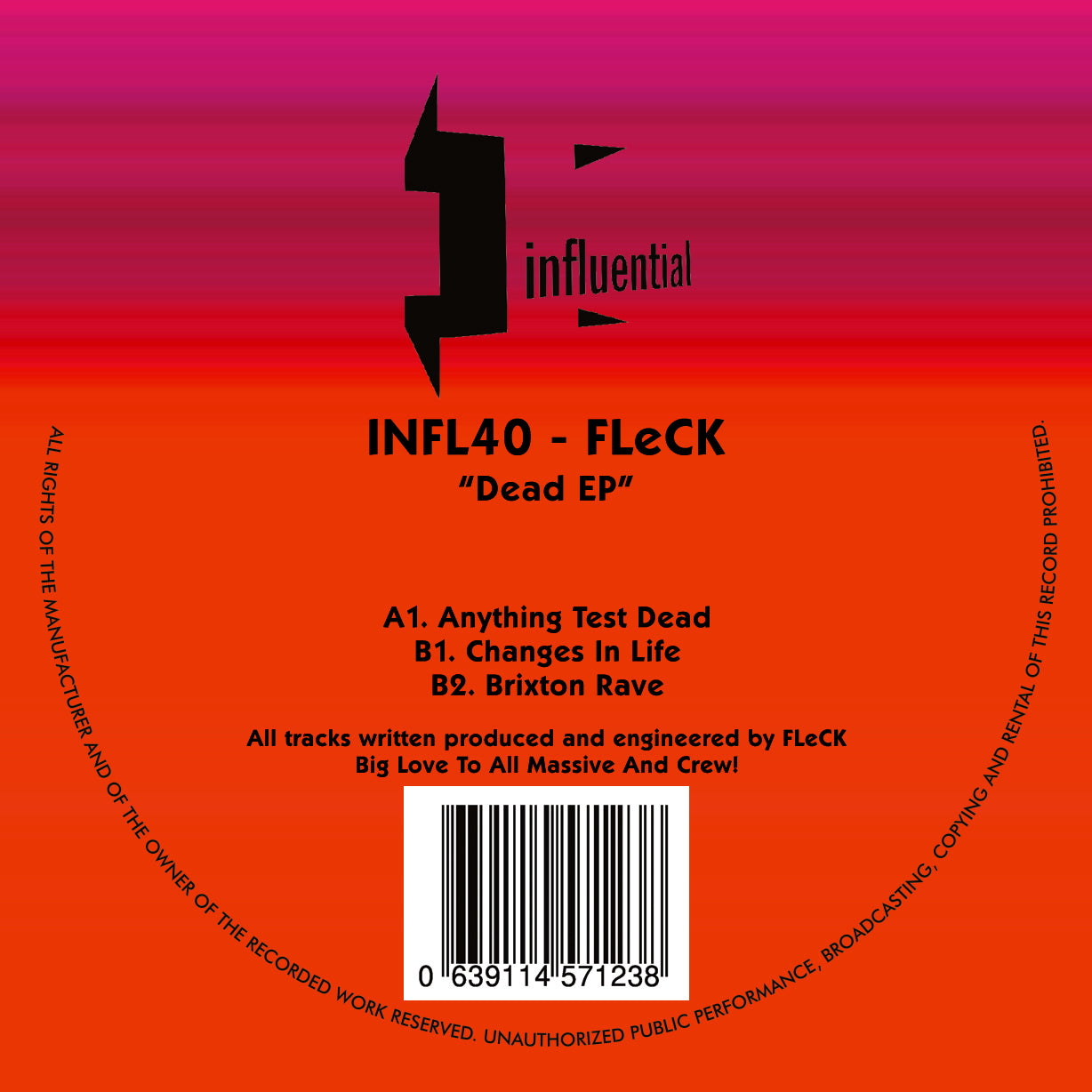 FLeCK - Dead EP (Black Vinyl)