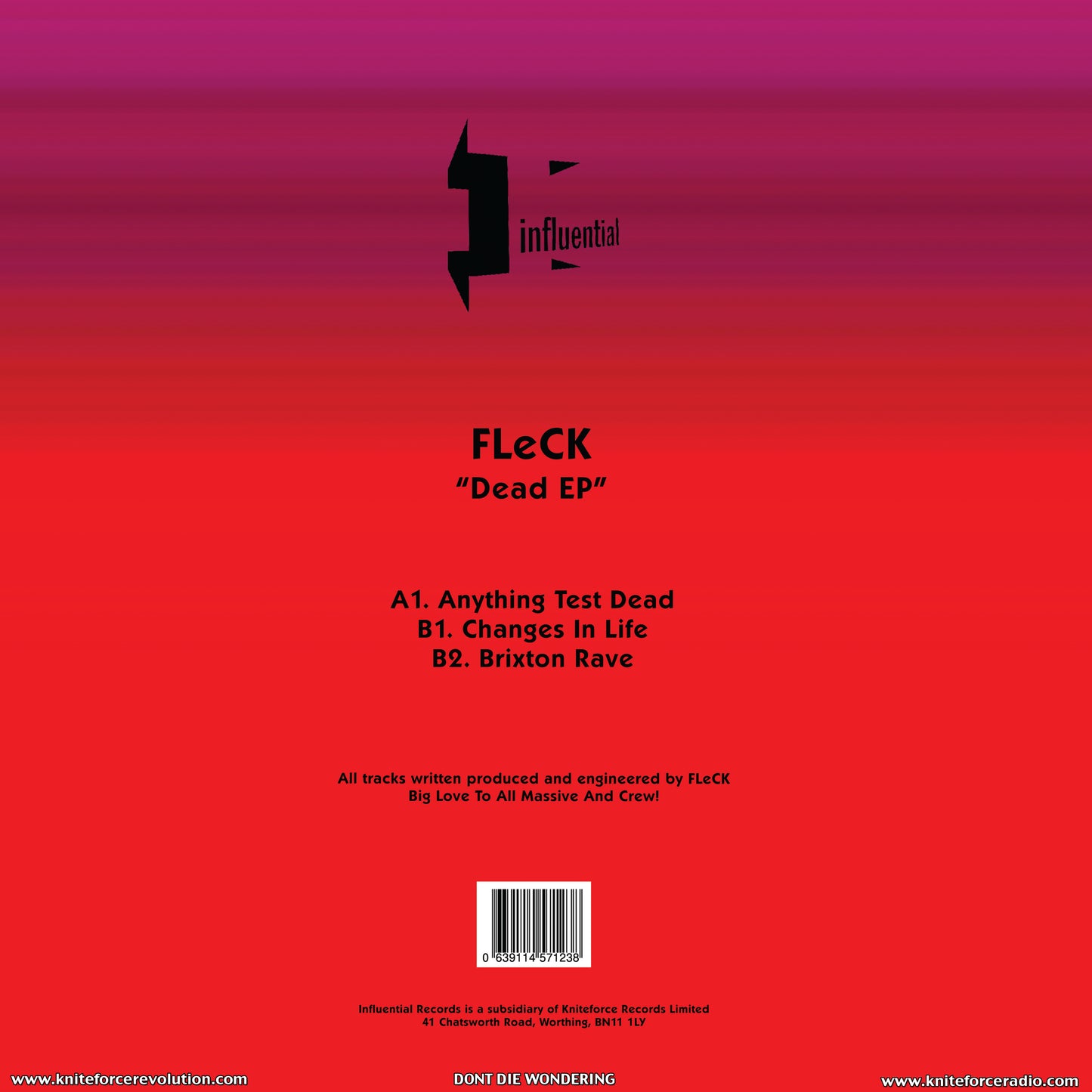 FLeCK - Dead EP (Black Vinyl)
