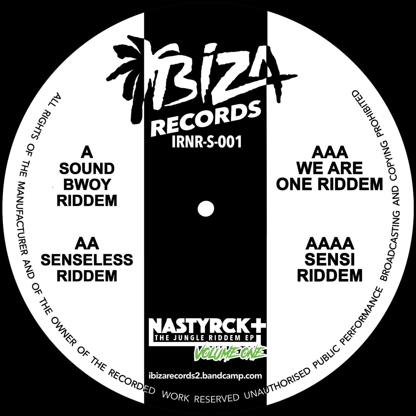 NastyRck - The Jungle Riddem EP Volume One