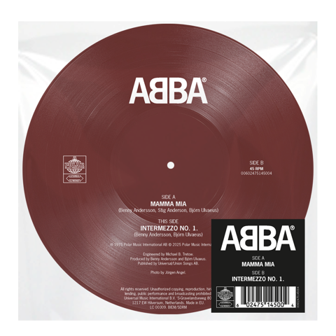ABBA - Mamma Mia / Intermezzo No. 1 (7" Vinyl Picture Disc)