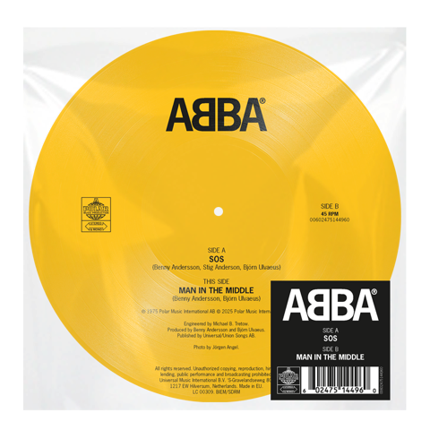 ABBA - Sos / Man In The Middle (7" Vinyl Picture Disc)