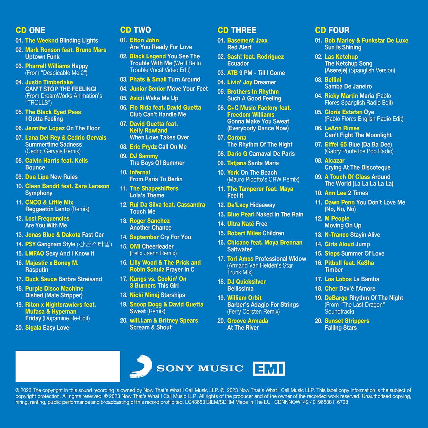 Various Arists - NOW That’s What I Call A Sizzling Summer [4CD]