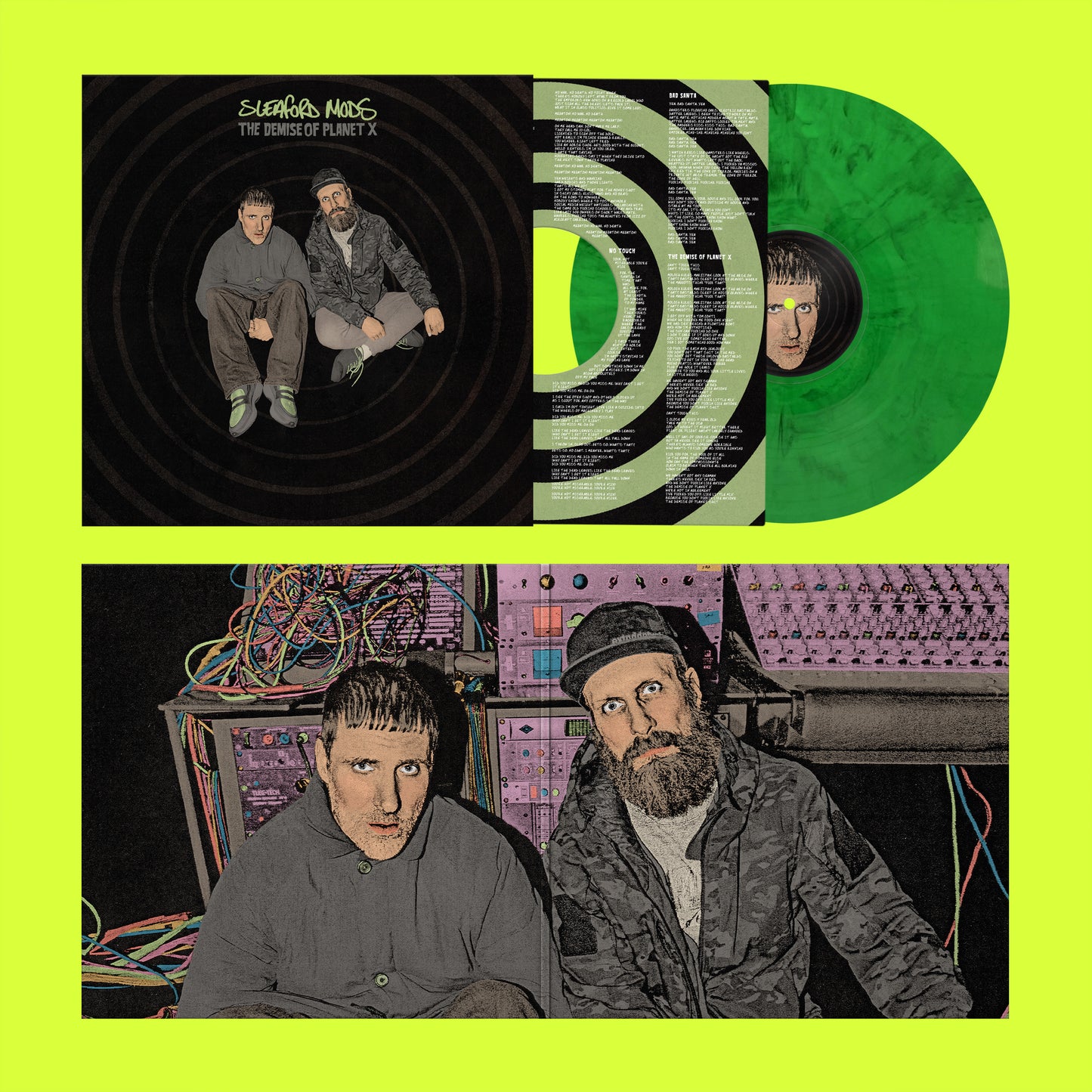 Sleaford Mods  - The Demise Of Planet X [Neon Green Marble Vinyl]