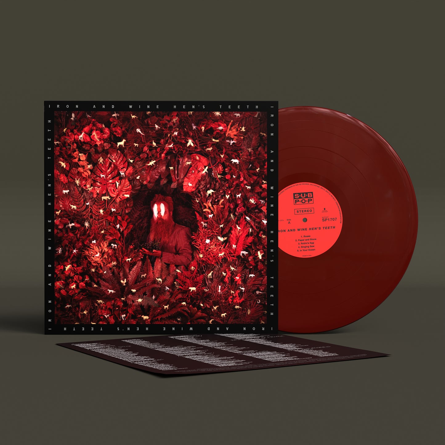 Iron & Wine - Hen's Teeth [Loser Edition on Oxblood vinyl]