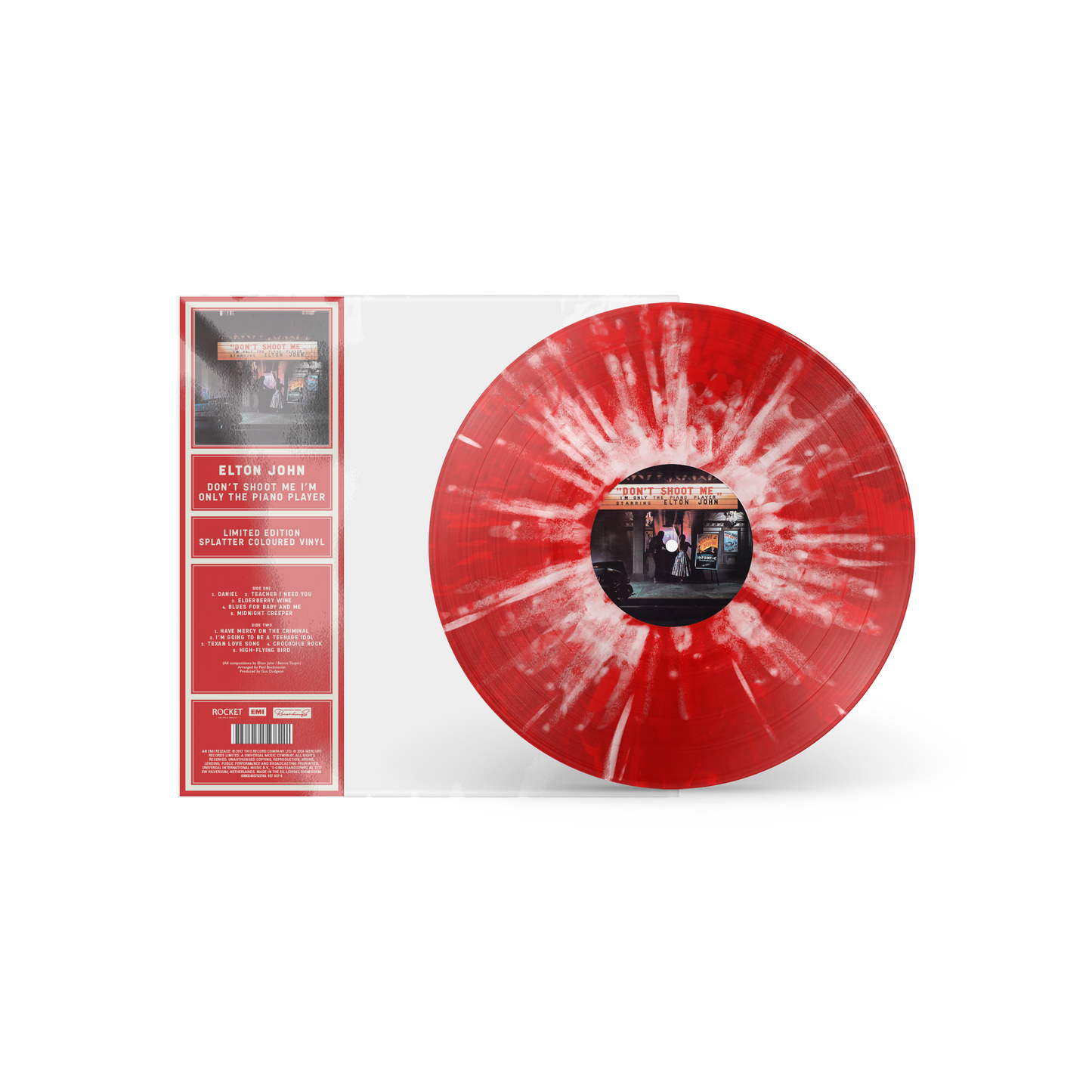 Elton John - Don't Shoot Me [Red Splatter Vinyl]