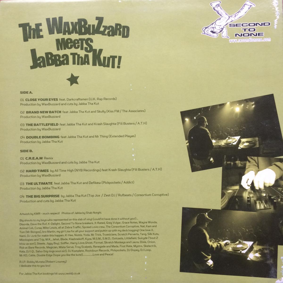 The WaxBuzzard & Jabba Tha Kut - The WaxBuzzard Meets Jabba Tha Kut! [printed sleeve]