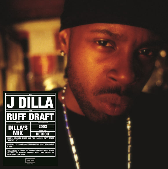 J Dilla - Ruff Draft: Dilla’s Mix [Clear With Black Splatter Vinyl]