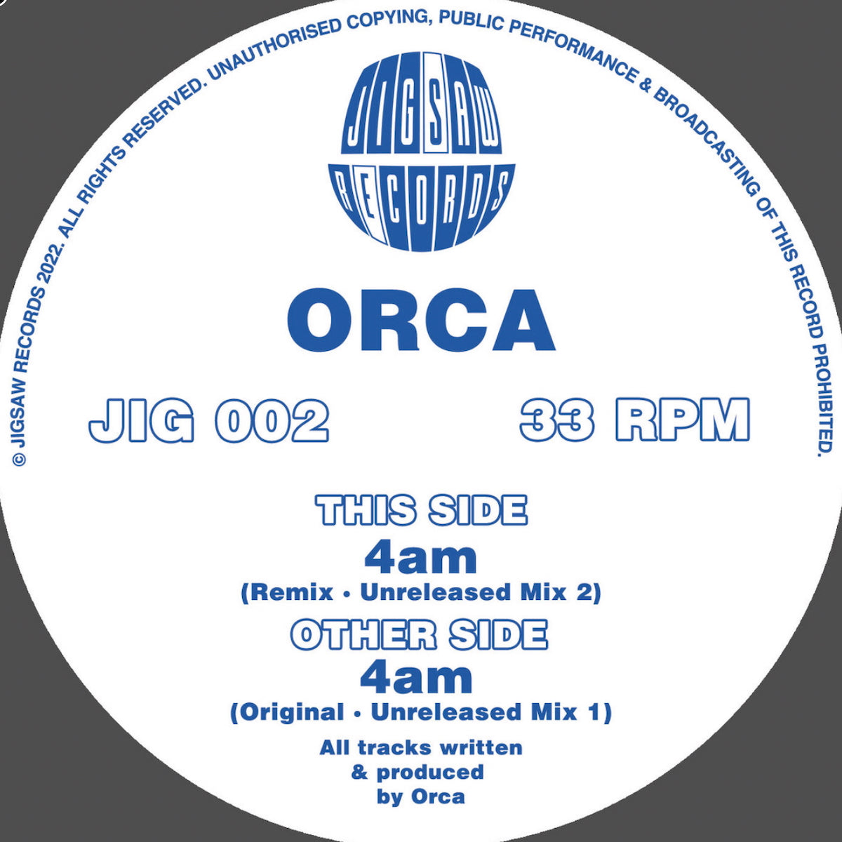 Orca - 4am EP