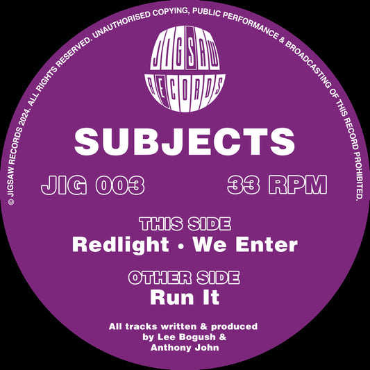 Subjects - We Enter EP