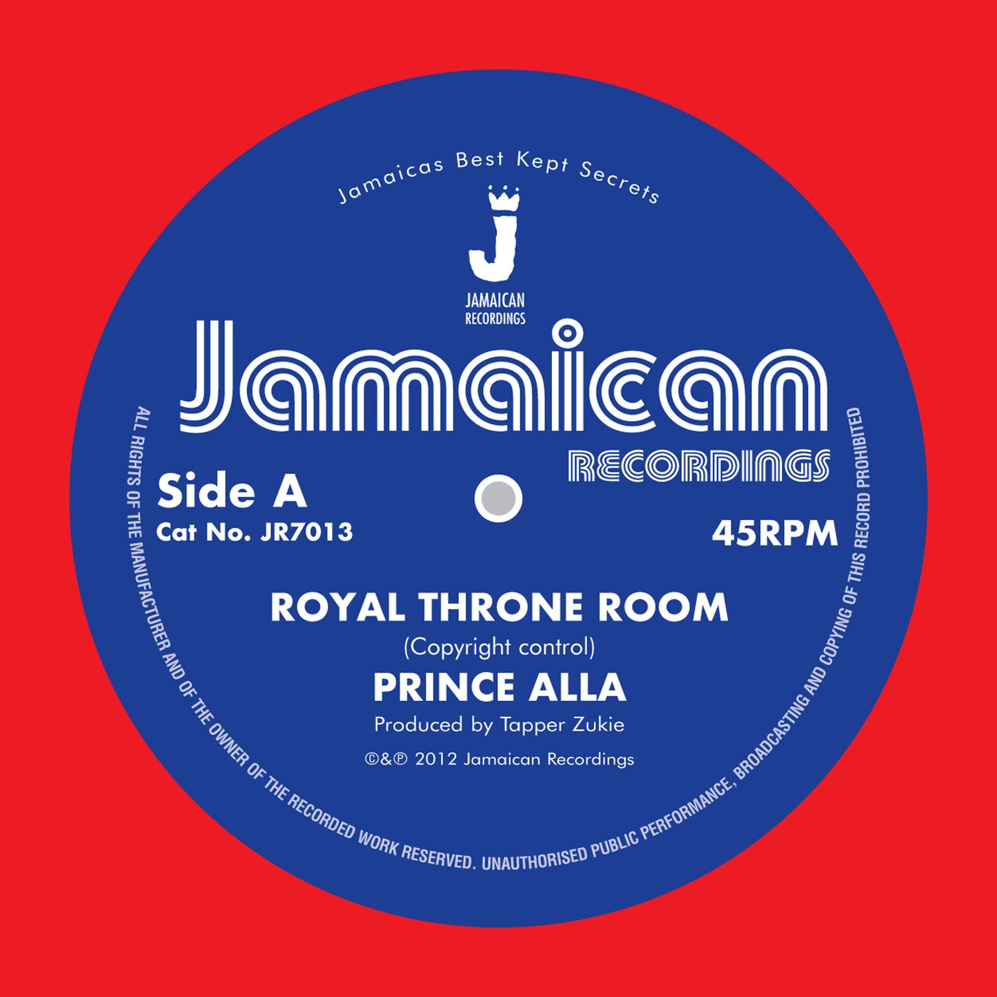 Prince Alla - Royal Throne Room / Hail Rastafari