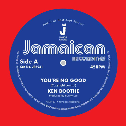 Ken Boothe - You’re No Good / Out Of Order Dub [7" Vinyl]