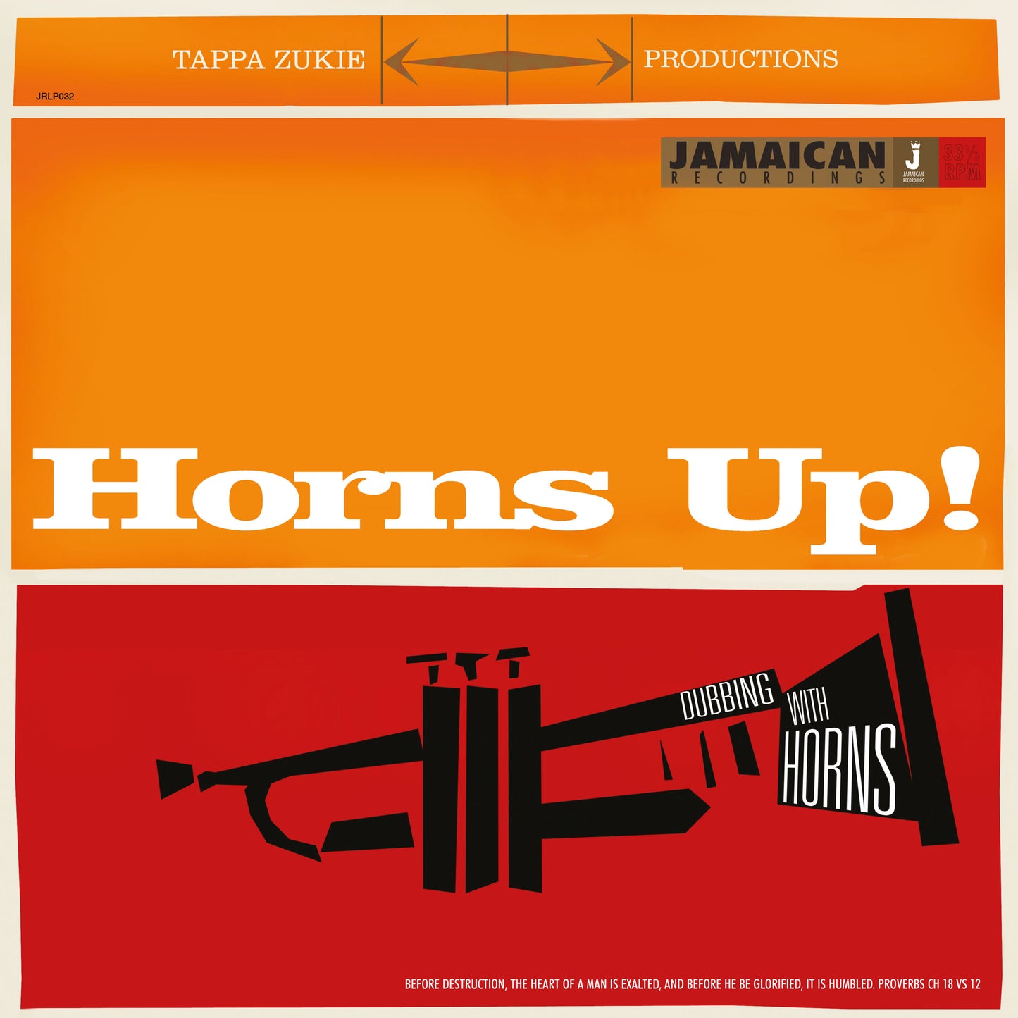 Tappa Zukie - Horns Up - Dubbing With Horns [CD]
