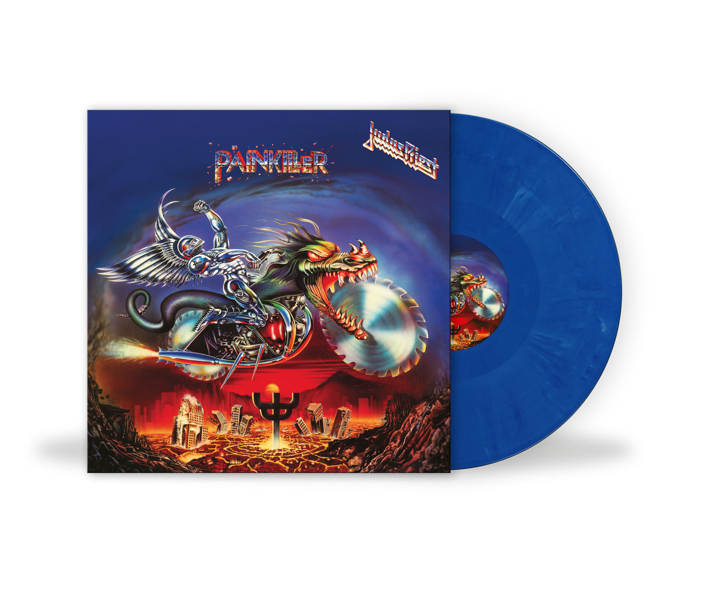 Judas Priest - Painkiller [Blue and White Marble LP]
