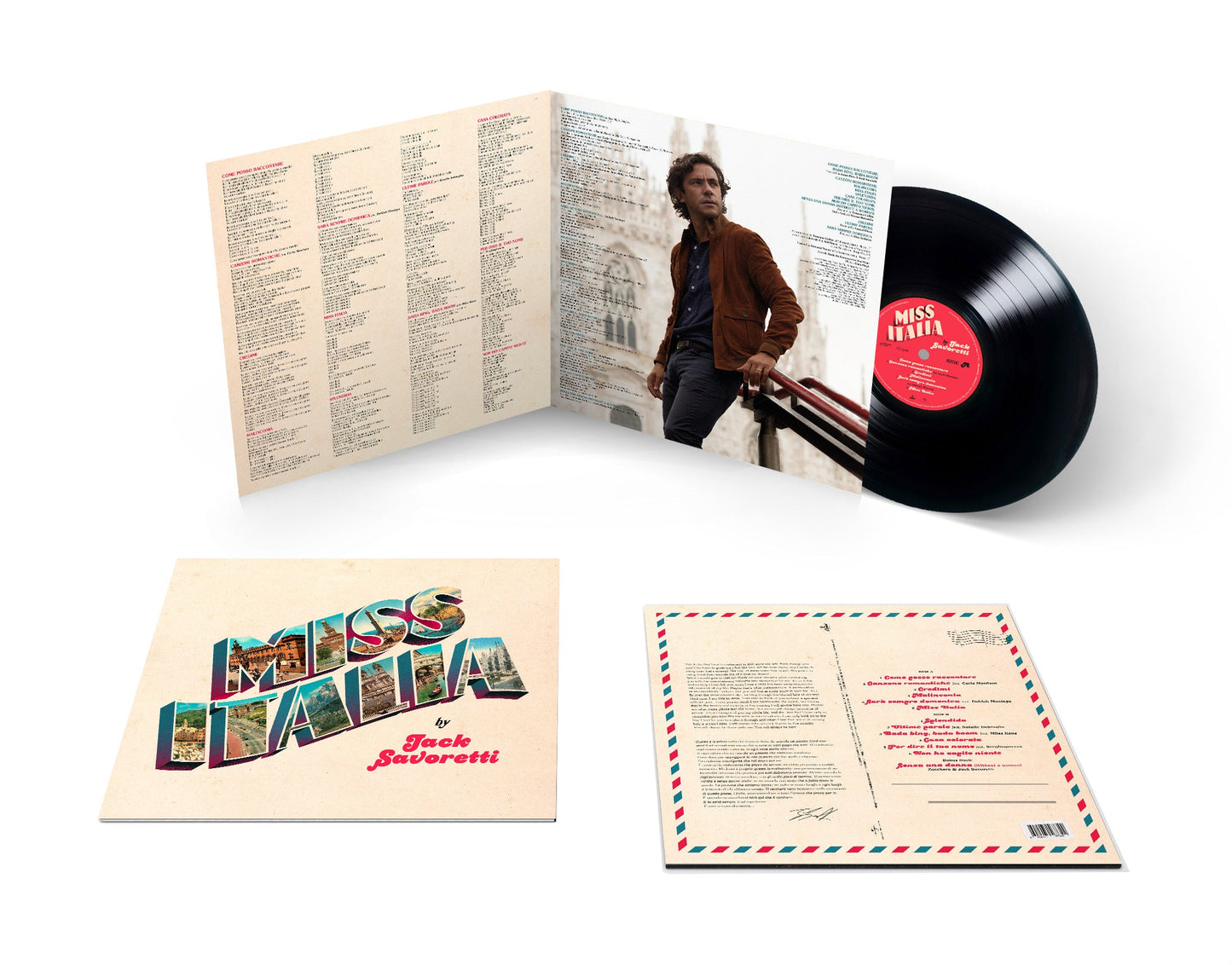 Jack Savoretti - Miss Italia [Signed Black LP]