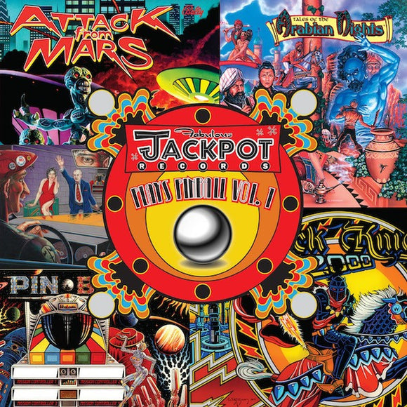 Various - Jackpot Plays PINBALL Vol. 1 LP [Red Vinyl]