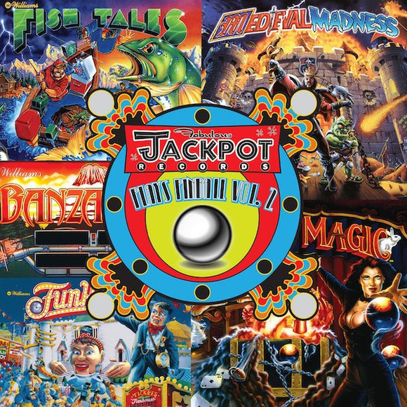 Various - Jackpot Plays PINBALL Vol. 2 LP [Blue Vinyl]