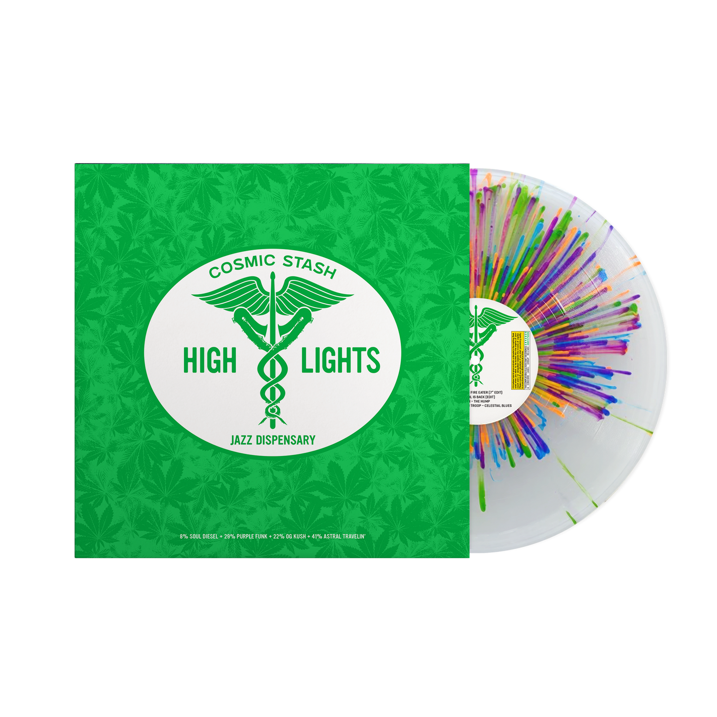 Various Artists - Cosmic Stash: High Lights [FOUR COLOUR SPLATTER LP]