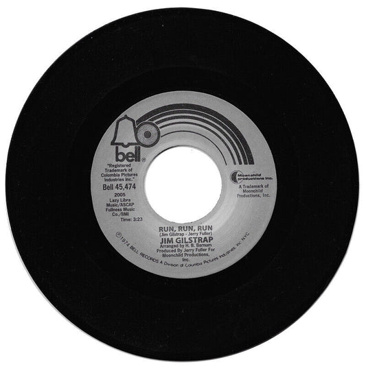 JIM GILSTRAP - RUN, RUN, RUN (single sided)