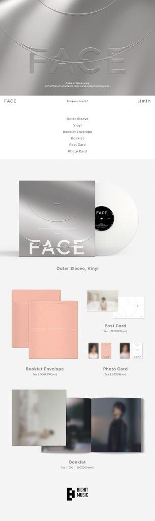 Jimin - FACE [White Vinyl]