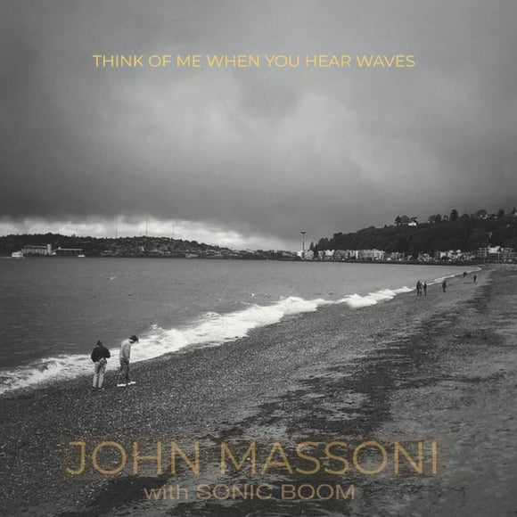 John Massoni w/ Sonic Boom - Think Of Me When You Hear Waves [180g Mustard Coloured Vinyl] (RSD 2023)