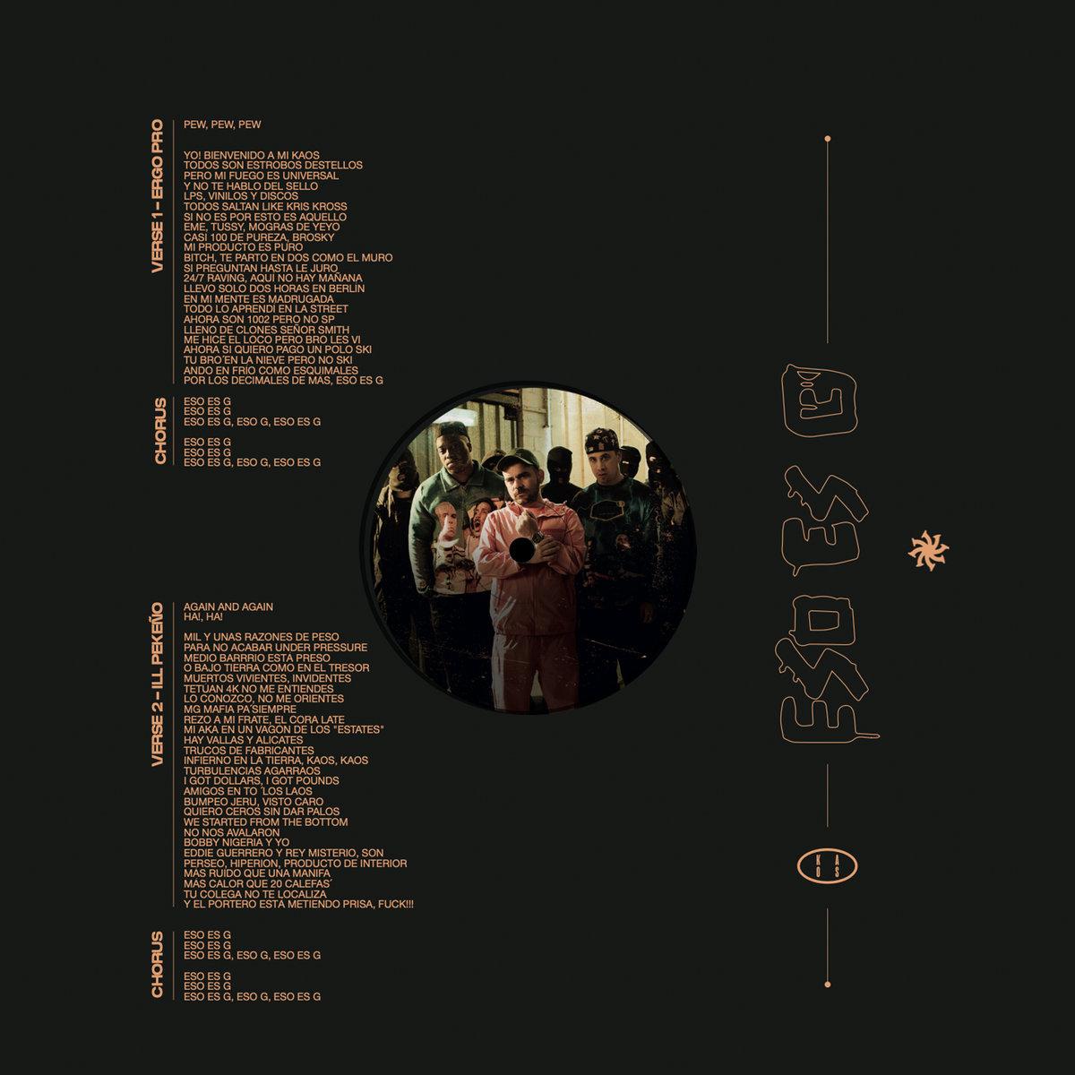 Hector Oaks X ILL PEKEÑO & ERGO PRO - ESO ES G [printed sleeve]