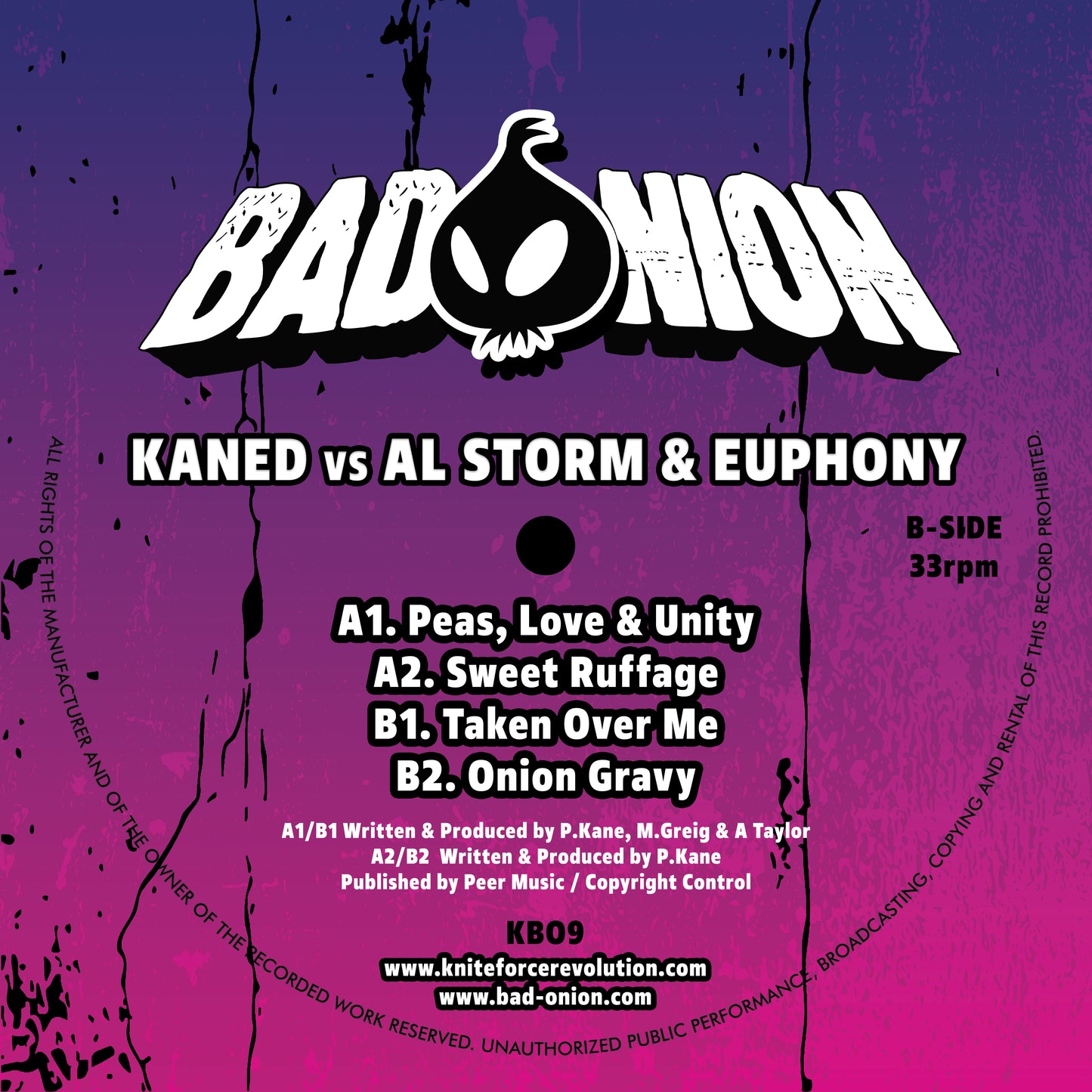 Kaned, Al Storm And Euphony - Peas, Love & Unity EP (Purple Mixed Version)