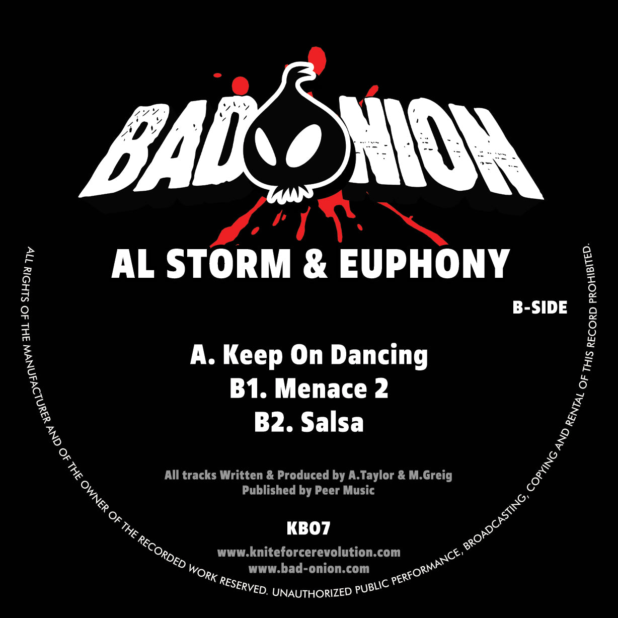Al Storm & Euphony - Keep On Dancing EP [Coloured Vinyl]