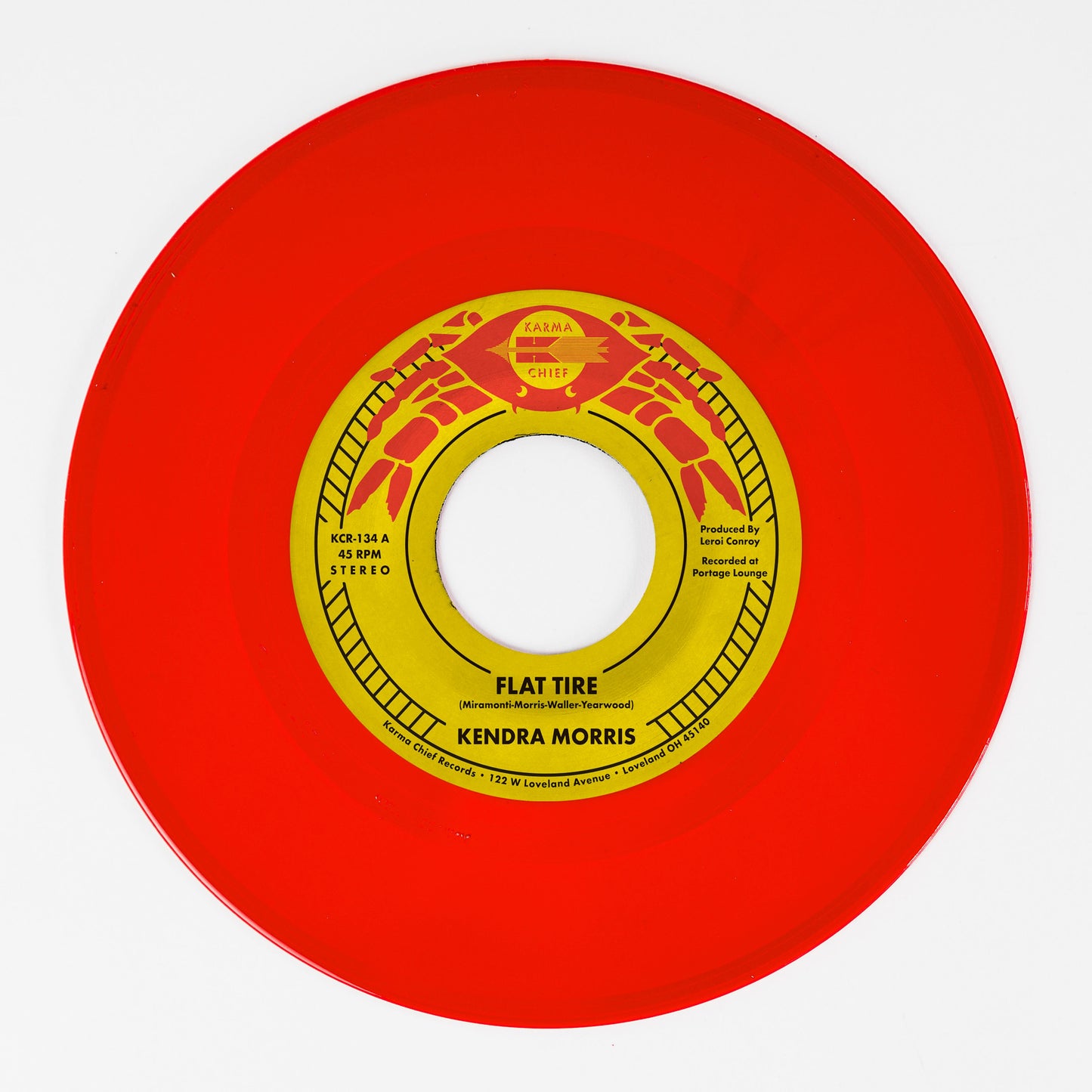 Kendra Morris - Flat Tire [7" Blood Orange Vinyl]