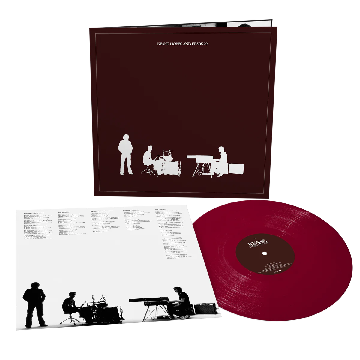 Keane - Hopes and Fears [BESPOKE BURGUNDY VINYL]
