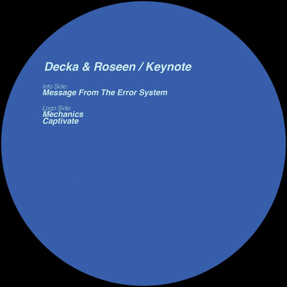 Decka & Roseen - Keynote [vinyl only]