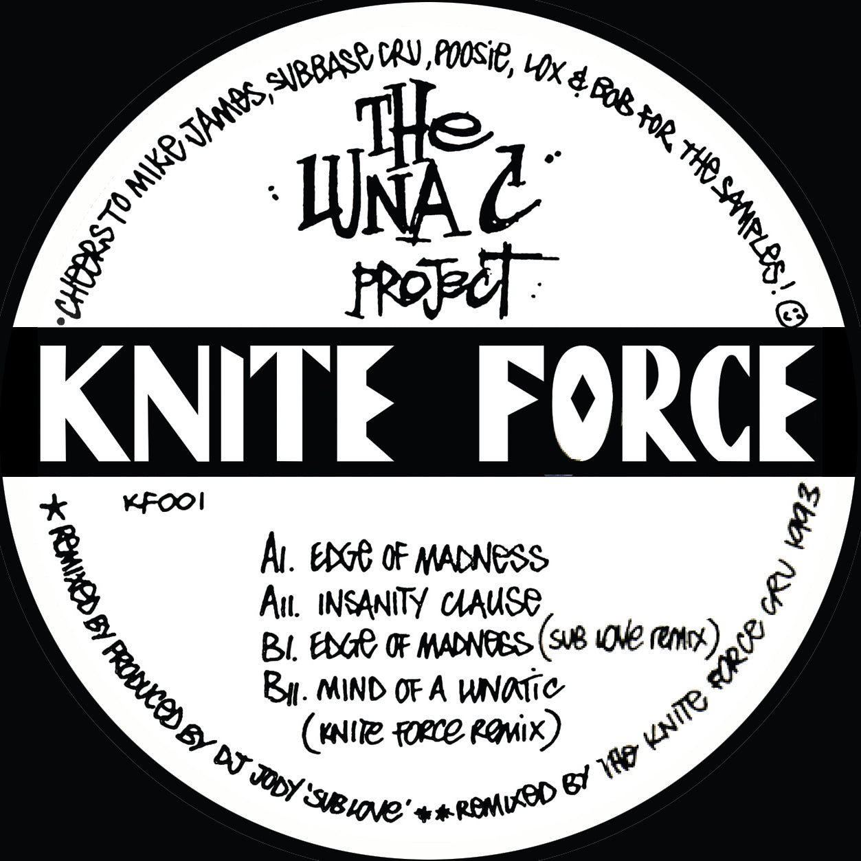 DJ Luna-C - The Luna-C Project (Chrome Sleeve, Black Vinyl Version)