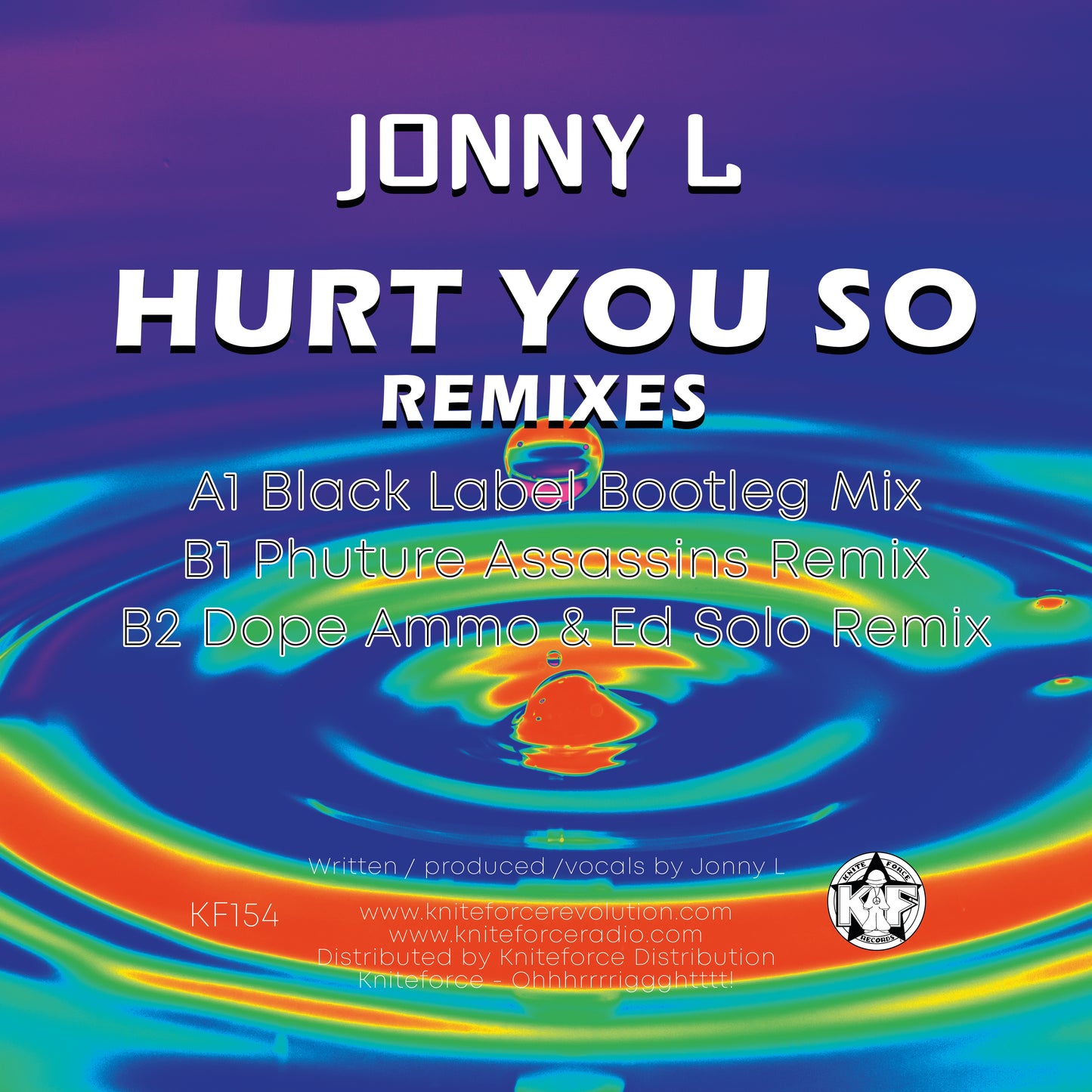 Jonny L - Hurt You So (Remixes) (Transparent Purple Vinyl)