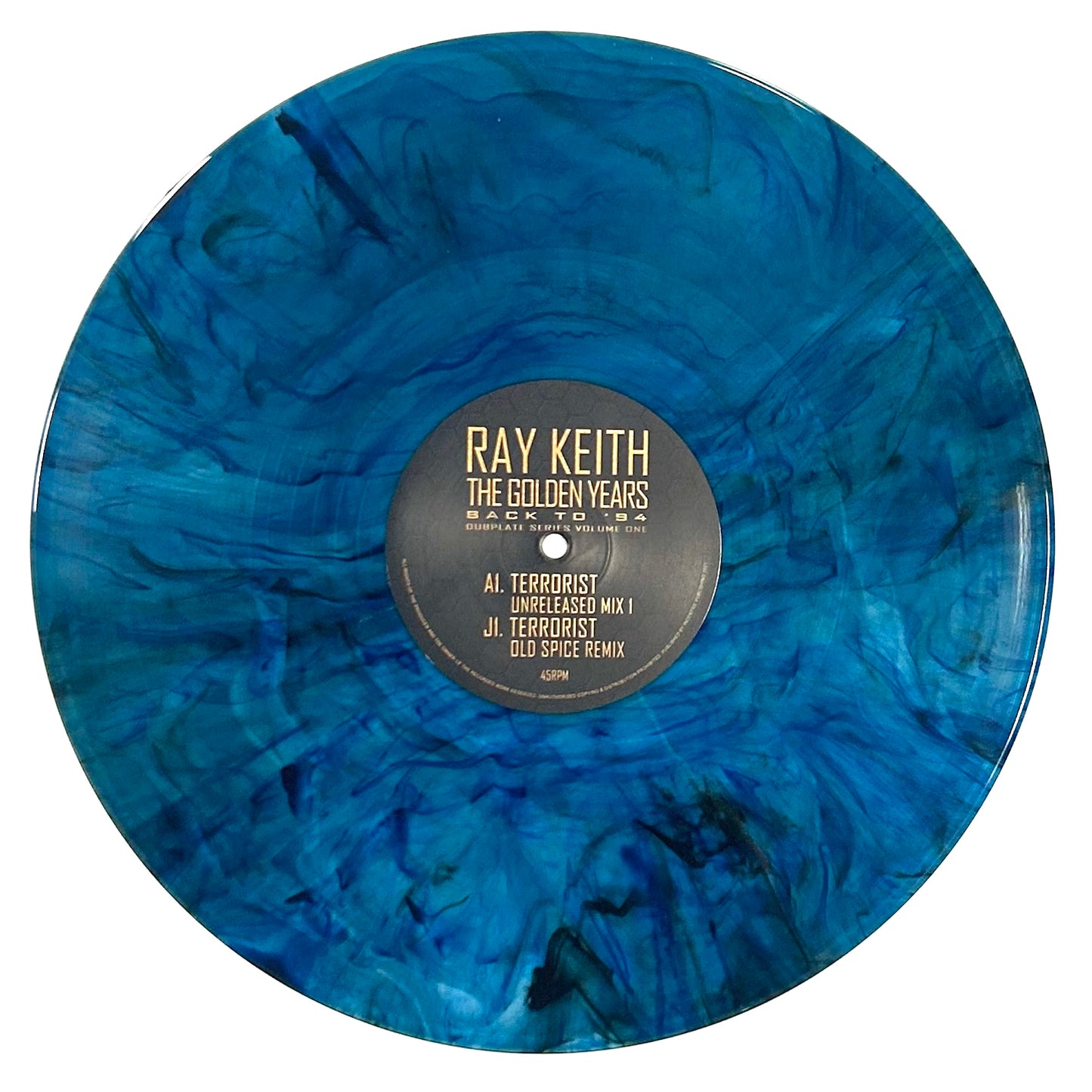 Ray Keith - The Terrorist (Unreleased / Old Spice Mixes) (Clear Blue Smoked Vinyl Version)