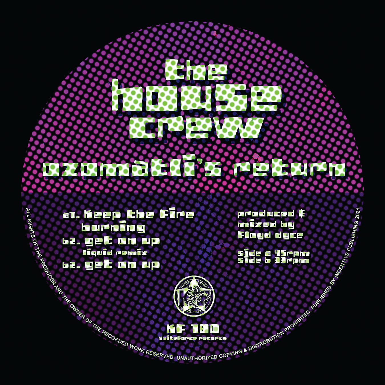 The House Crew - Keep The Fire Burning EP (Blue Marble Version)