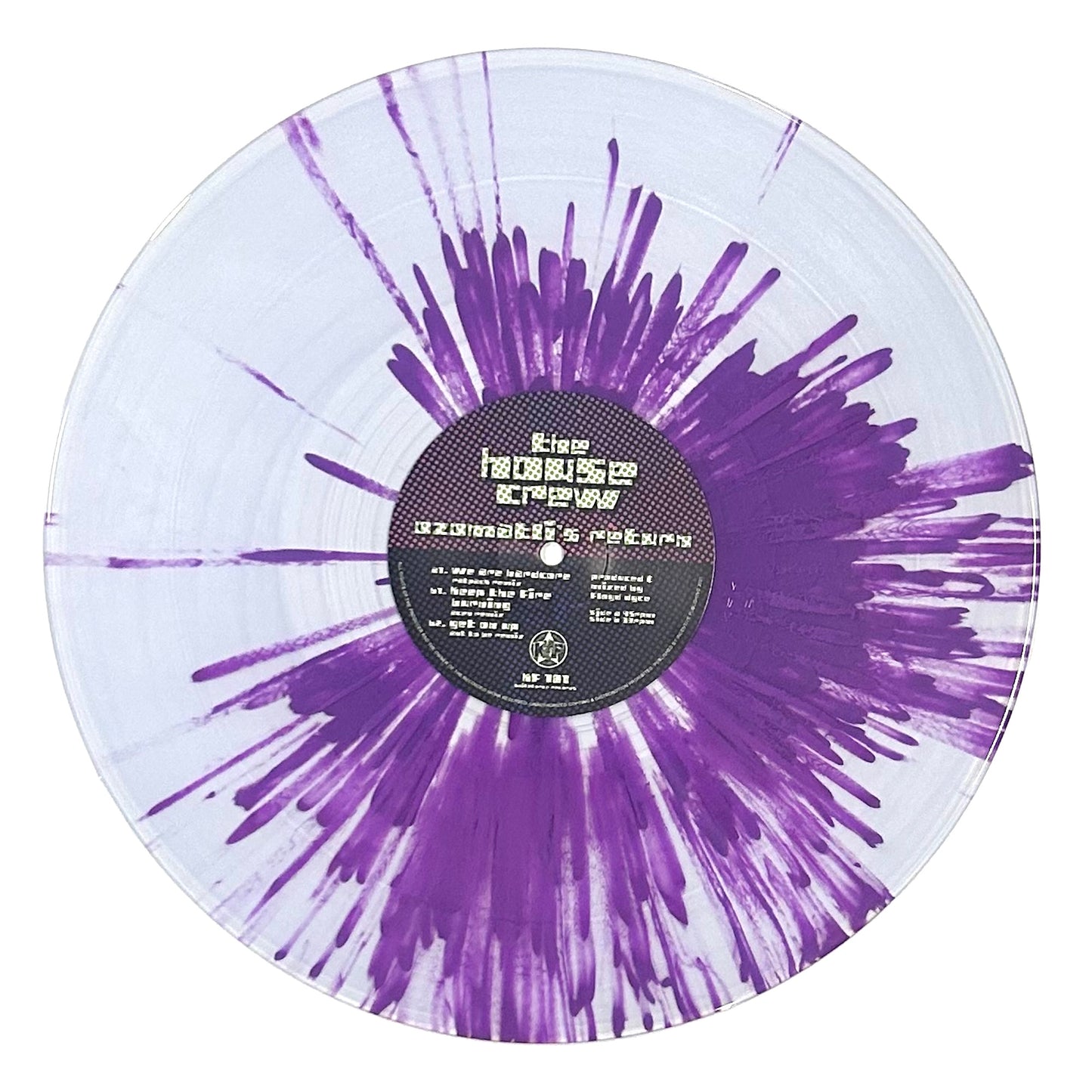 The House Crew - Ratpack / Acen / Ant To Be Remixes (Clear and Purple Splatter Vinyl)