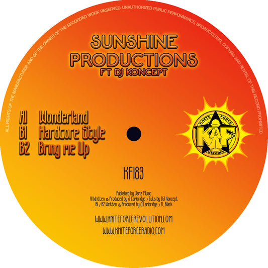 Sunshine Productions X Dj Koncept - Wonderland EP